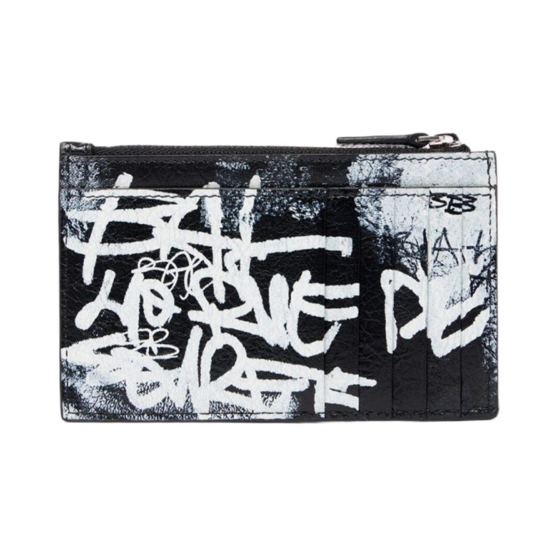 발렌시아가 캐쉬 라지 롱 코인 앤 카드 홀더 그래피티 블랙(Balenciaga Cash Large Long Coin and Card Holder Graffiti Black) - 2