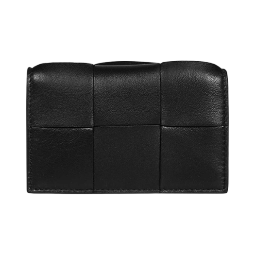651396VCQC48803 Bottega Veneta Cassette Business Card Case Black