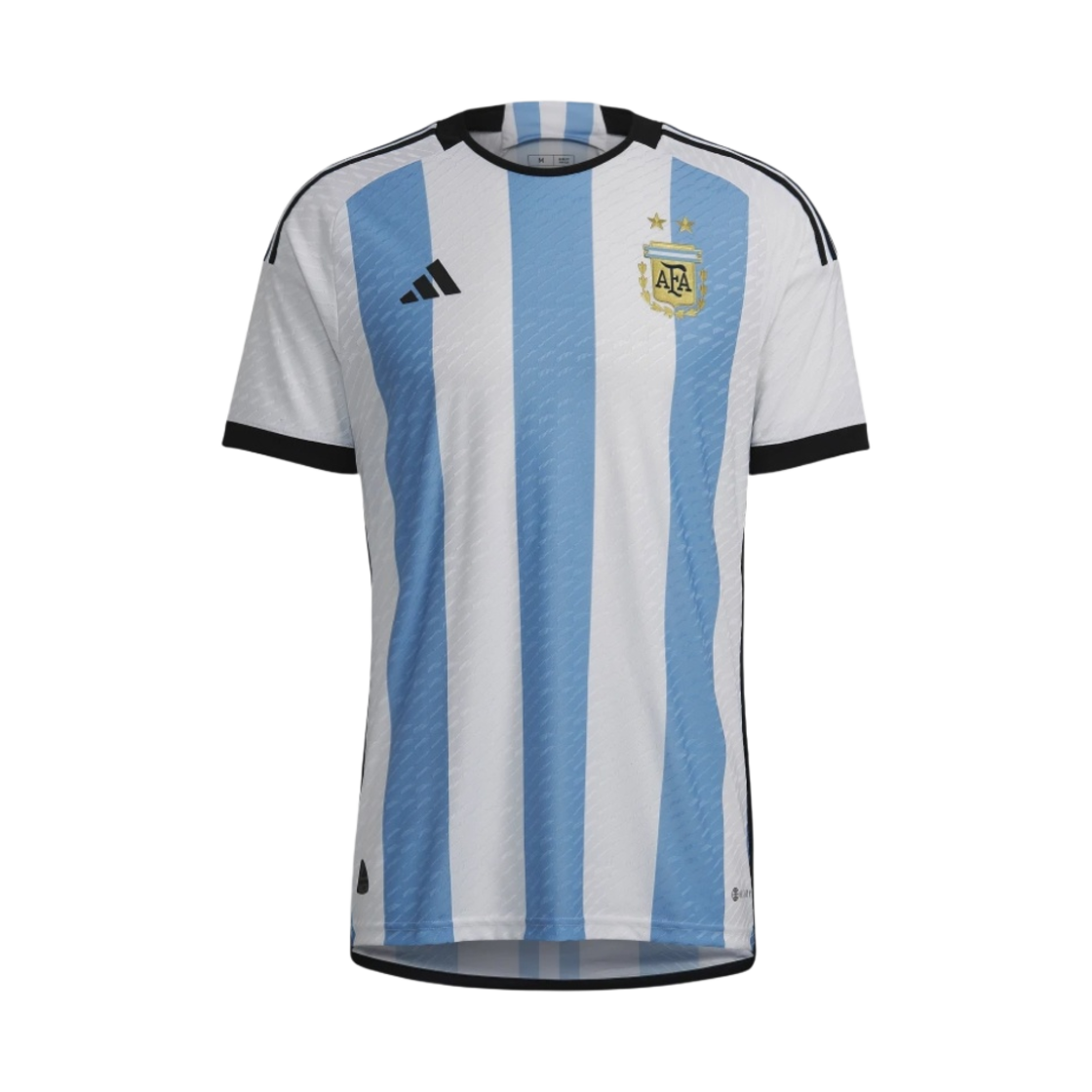 아디다스 아르헨티나 2022 홈 어센틱 저지 화이트 라이트 블루 - US 사이즈 (논 마킹 버전)