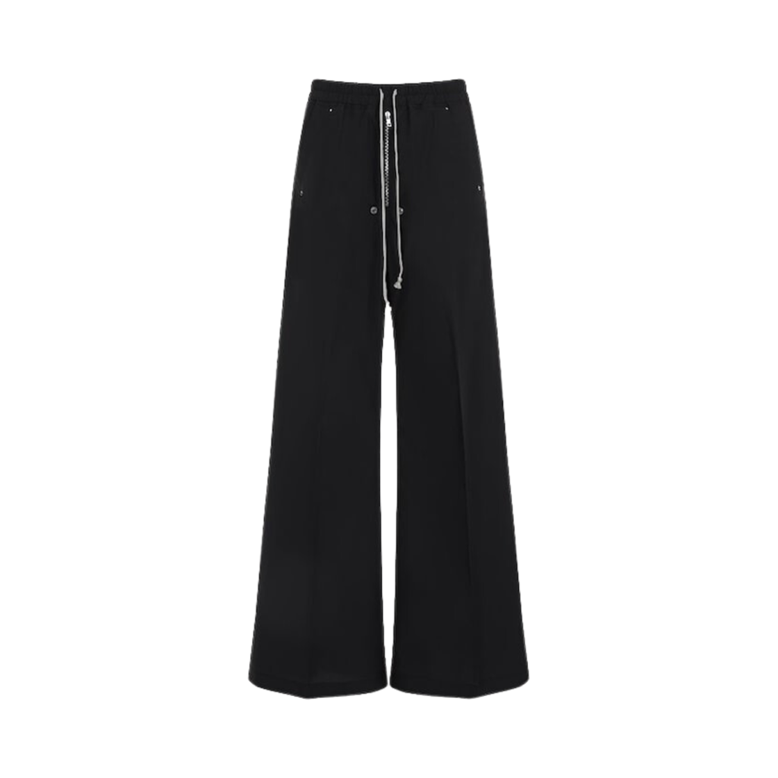 몽클레르 x 릭 오웬스 코튼 나일론 와이드 벨라 팬츠 블랙 - 24FW