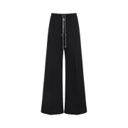 Moncler x Rick Owens Wide Bela Pants in Cotton Nylon Black - 24FW