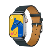 Apple Watch Hermes Series 8 45mm Silver Stainless Steel Case with Single Tour Vert Rousseau (Korean Ver.)