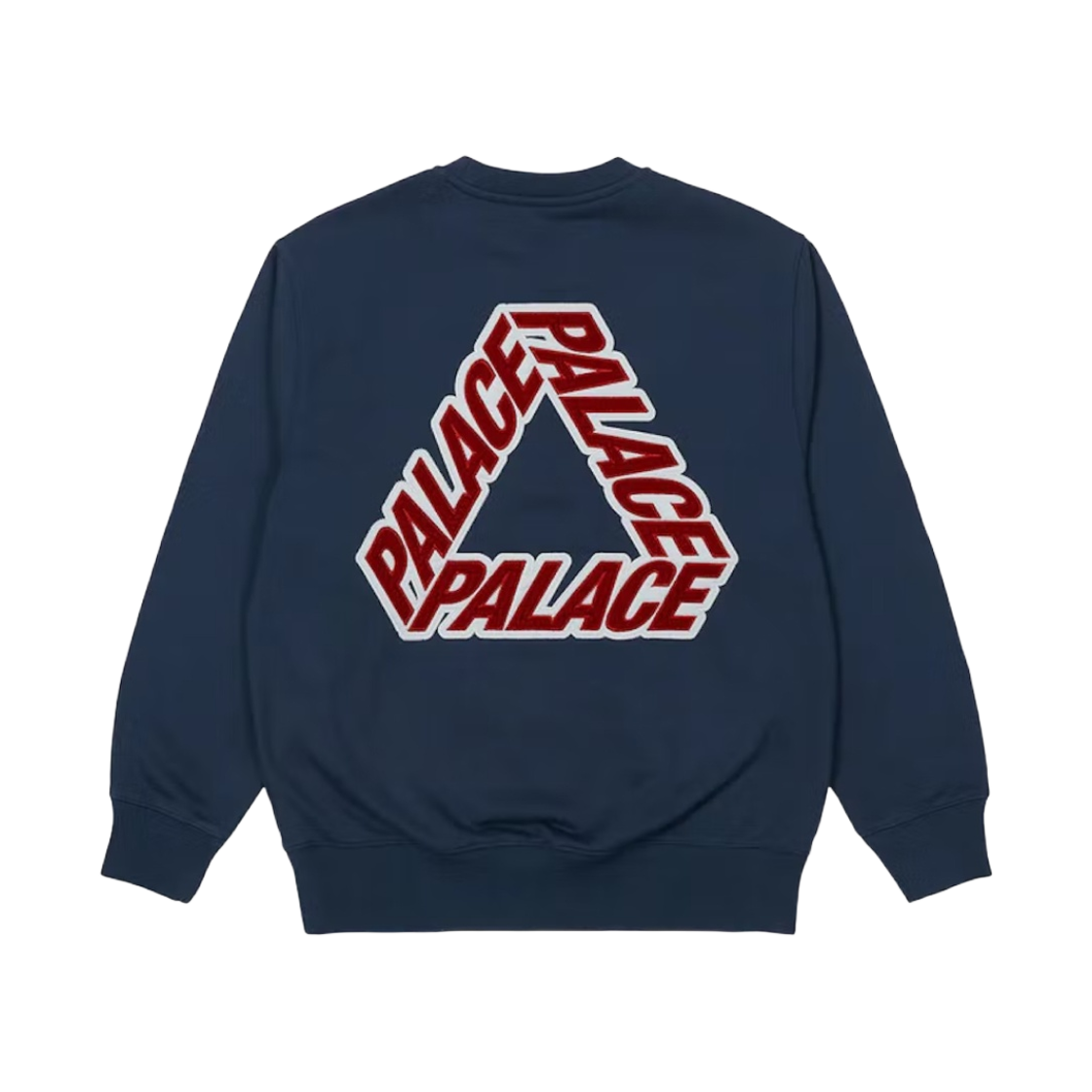 팔라스 P-3 아플리케 크루넥 네이비 - 22FW | Palace | KREAM