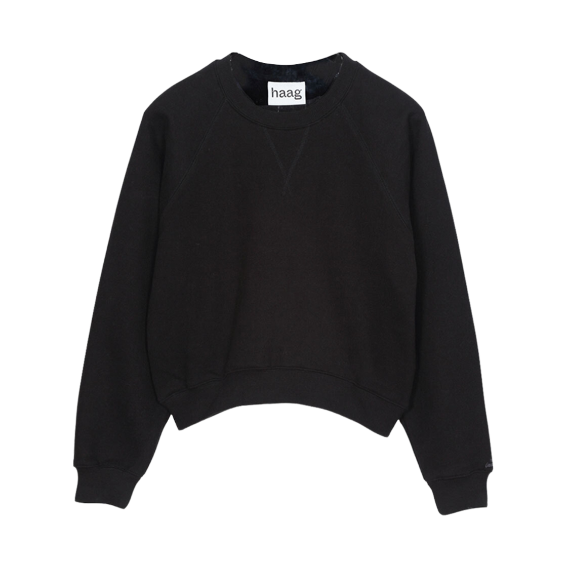 (W) 헤이그 어 스웨트셔츠 블랙((W) Haag A Sweatshirt Black)