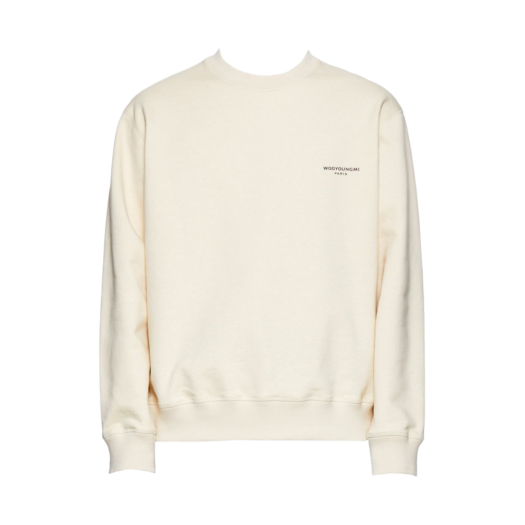 Wooyoungmi Square Label Sweatshirt Ivory - 23FW