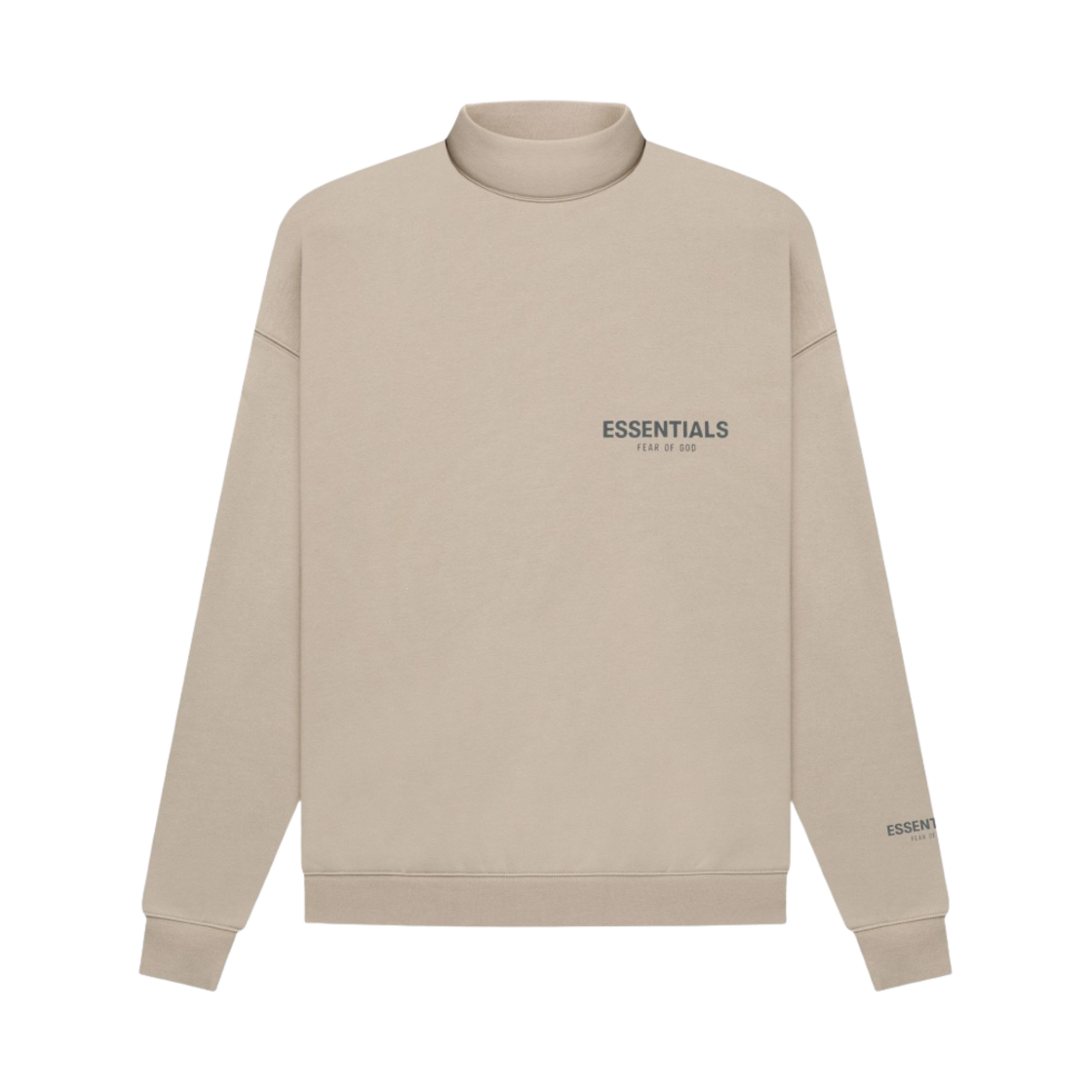 에센셜 코어 컬렉션 풀오버 모크넥 탄(Essentials The Core Collection Pullover Mockneck Tan) - 1