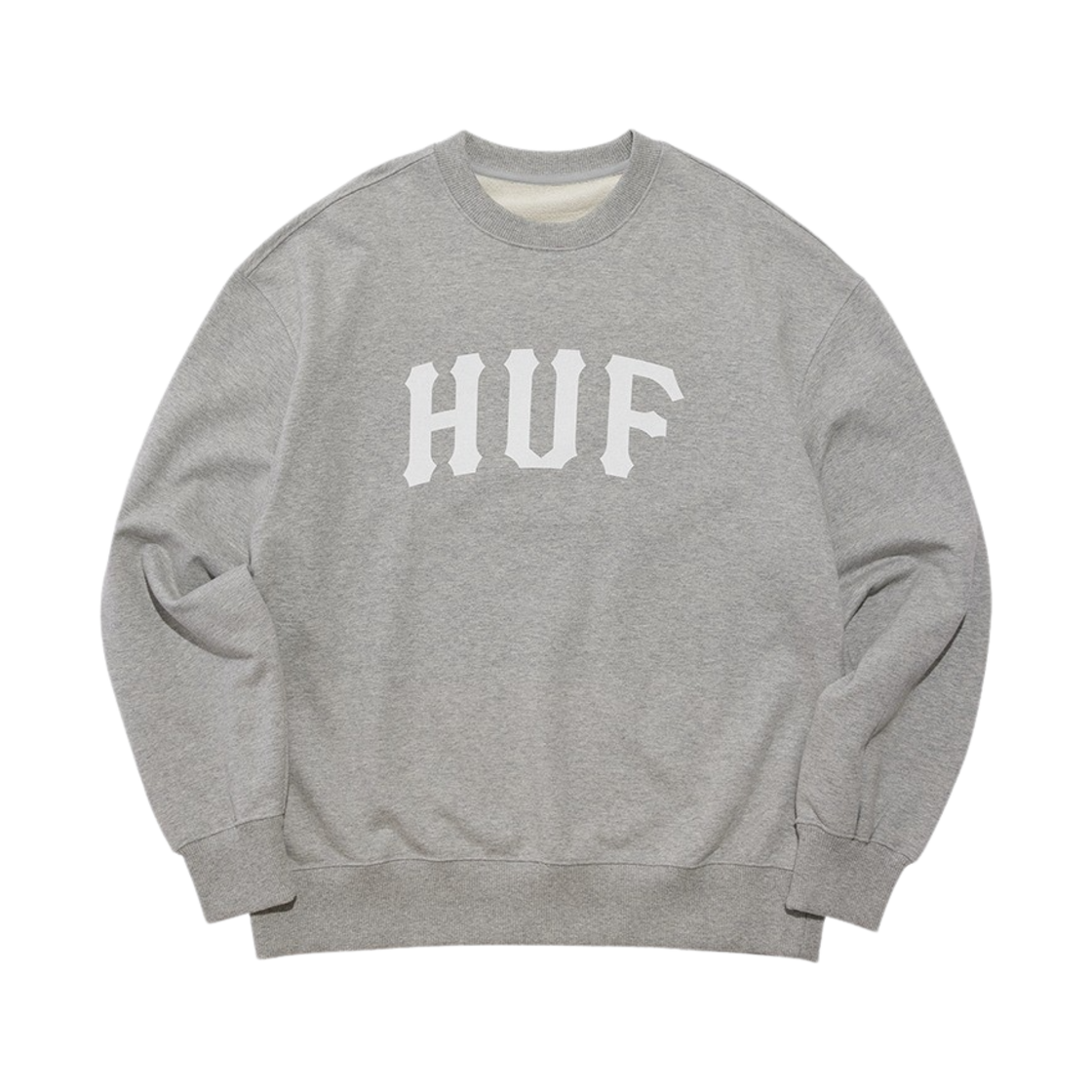 허프 아치 로고 크루넥 그레이