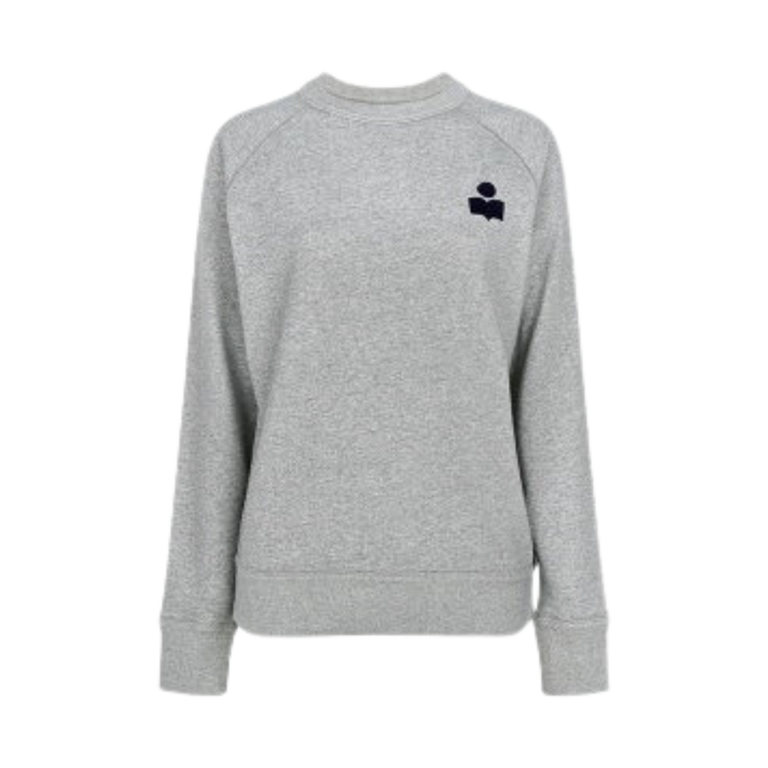 SW0004FA-B1M12E-GYMD (W) Isabel Marant Milla Logo Sweatshirt Grey Midnight - 24SS