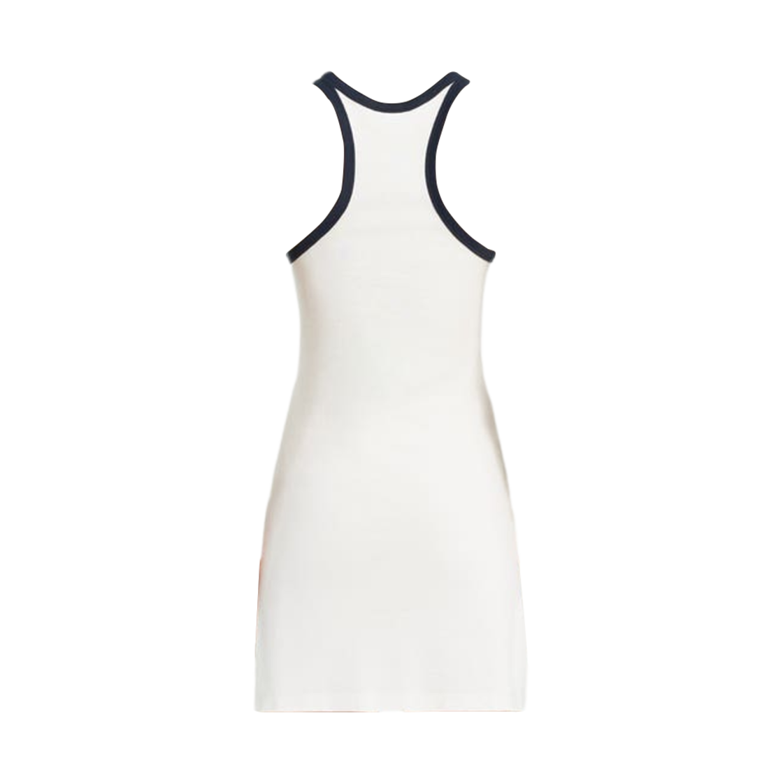 (W) 꾸레쥬 스쿠버 미니 드레스 헤리티지 화이트 네이비((W) Courreges Scuba Mini Dress Heritage White Navy) - 2