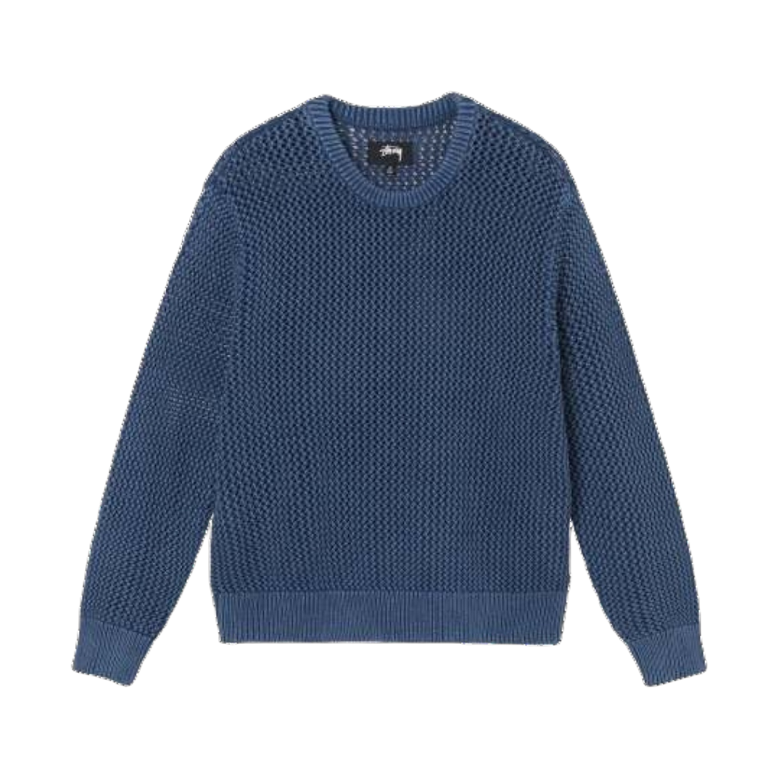 스투시 피그먼트 다이드 루즈 게이지 스웨터 네이비(Stussy Pigment Dyed Loose Gauge Sweater Navy) - 1
