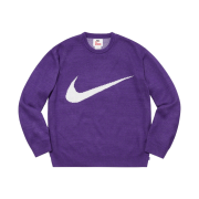 Supreme x Nike Swoosh Sweater Purple - 19SS