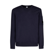 C.P. Company Cotton Crepe Crewneck Knit Navy - 23SS