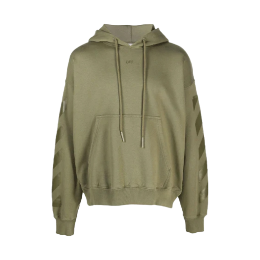 Off-White Rubber Arrow Hoodie Green