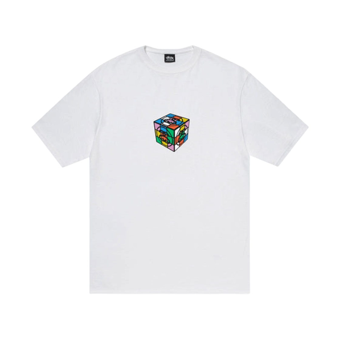 스투시 큐브 티셔츠 화이트(Stussy Cube T-Shirt White) - 1
