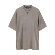 Ottolinger Women Classic Logo T-Shirt with Charm Light Brown