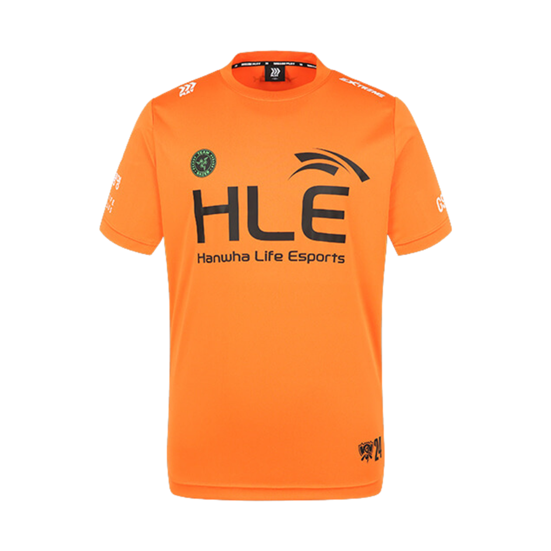 한화 생명 이스포츠 2024 월즈 오렌지 어센틱 유니폼 오렌지(Hanwha Life Esports 2024 Worlds Orange Authentic Uniform Orange)