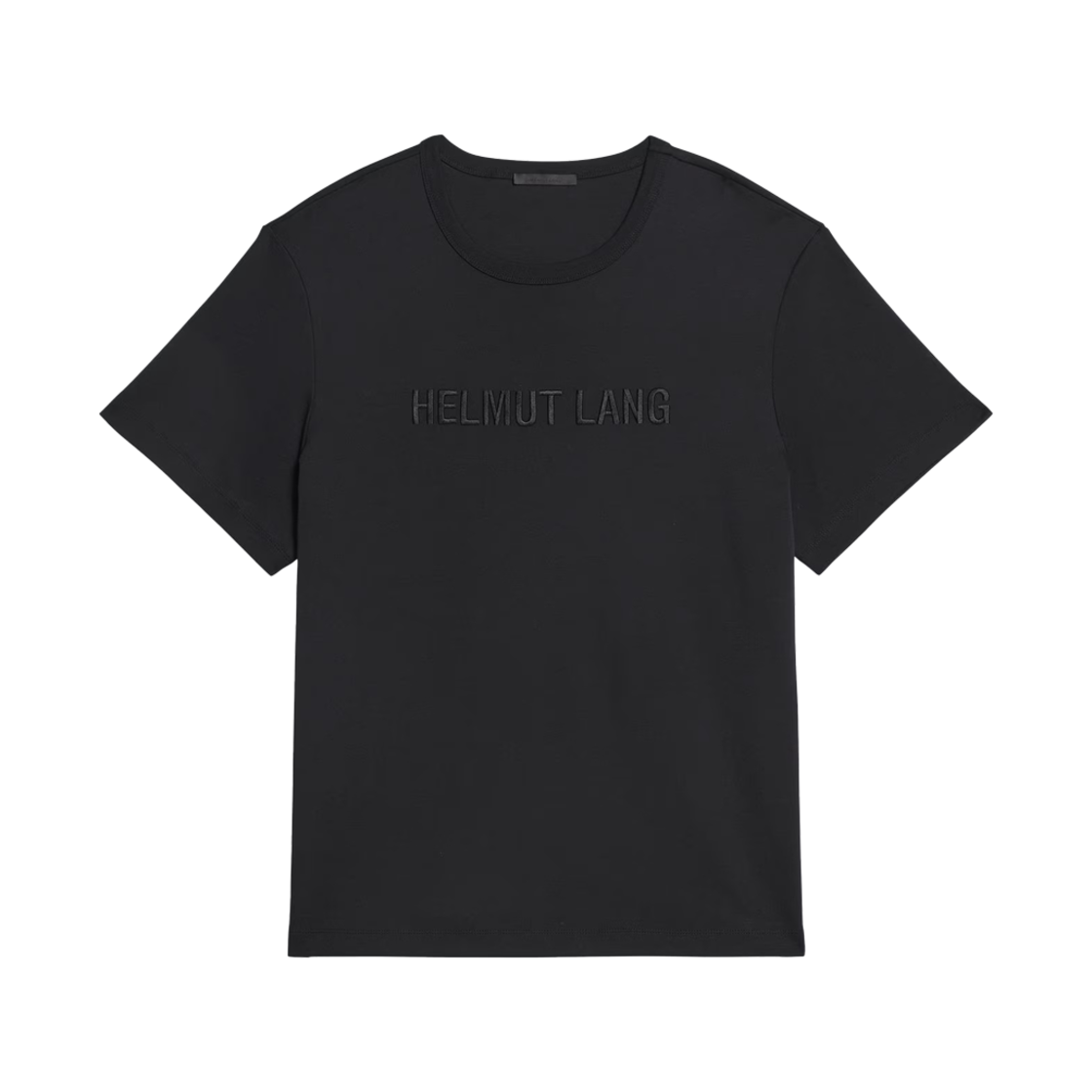 헬무트 랭 로고 오버사이즈 티 블랙 - 25SS(Helmut Lang Logo Oversized Tee Black - 25SS)
