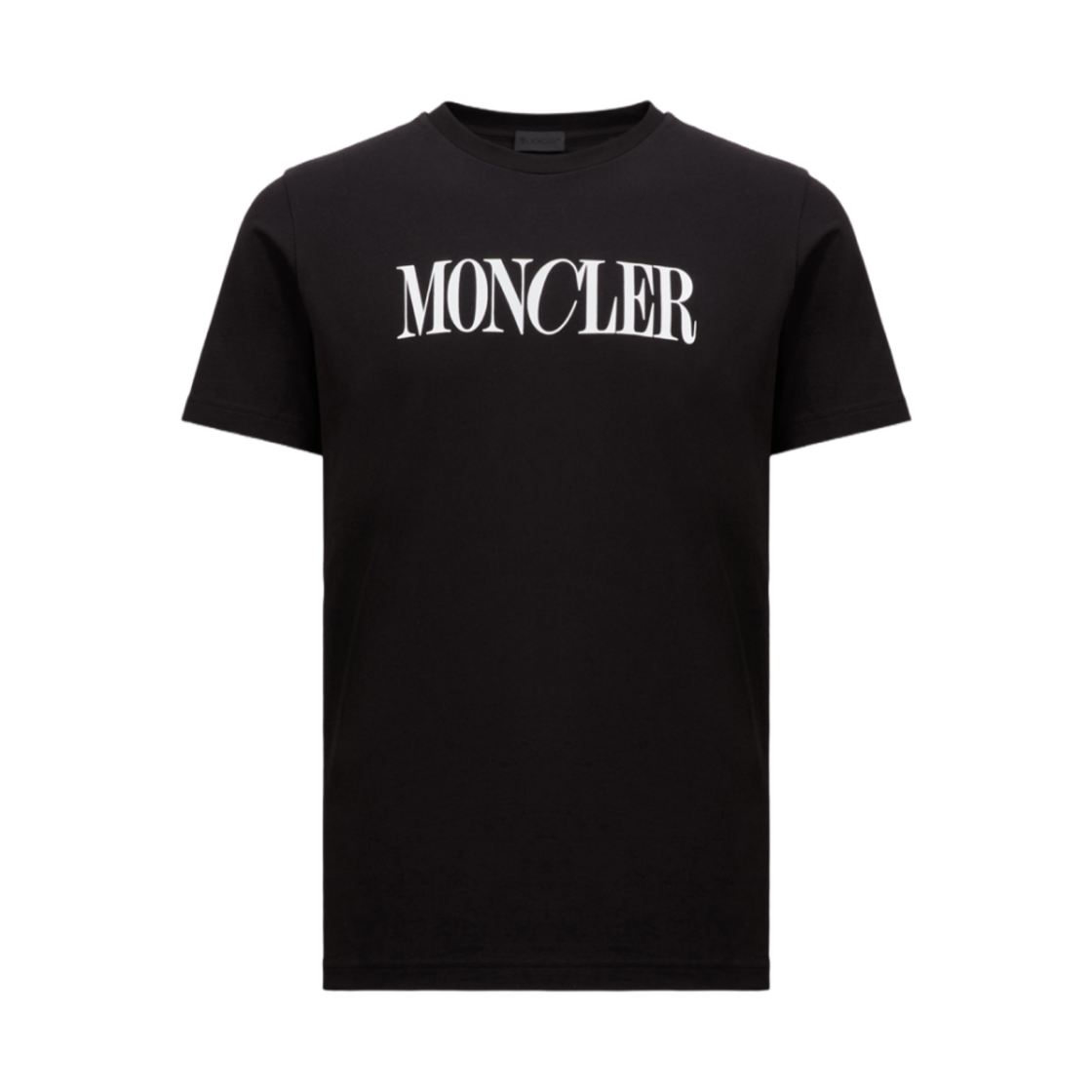 J2-091-8C00031-89A17-999 Moncler Logo Cotton T-Shirt Black - 24FW
