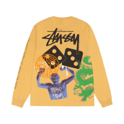 Stussy Strike Pigment Dyed LS T-Shirt Honey