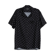 Peaceminusone Rayon Shirt #1 Black