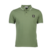 Stone Island 22S18 Polo Shirt Olive Green - 22FW