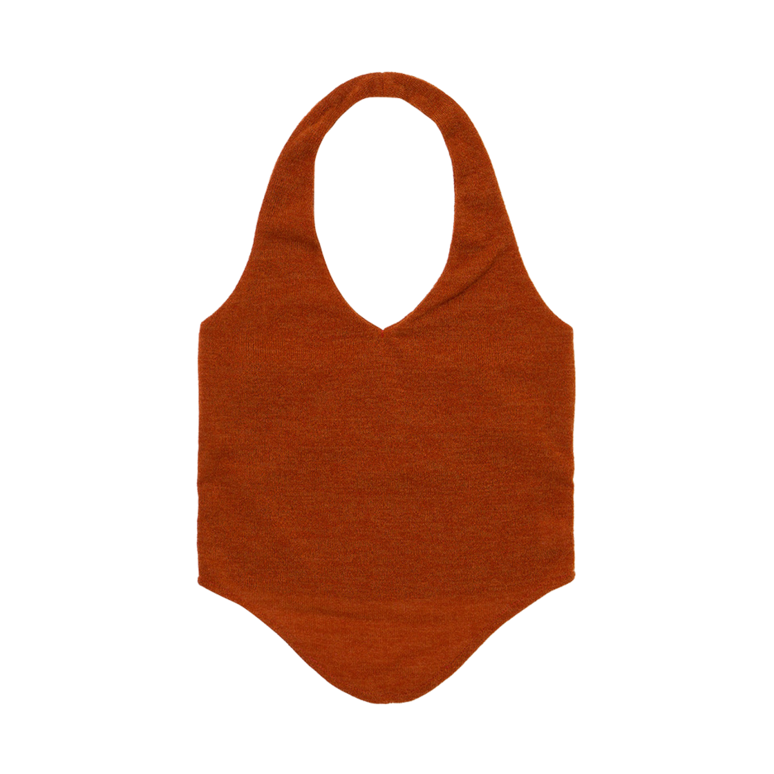 돈애스크마이플랜 홀터넥 베스트 오렌지(Don't Ask My Plan Halternek Knit Vest - Orange) - 1