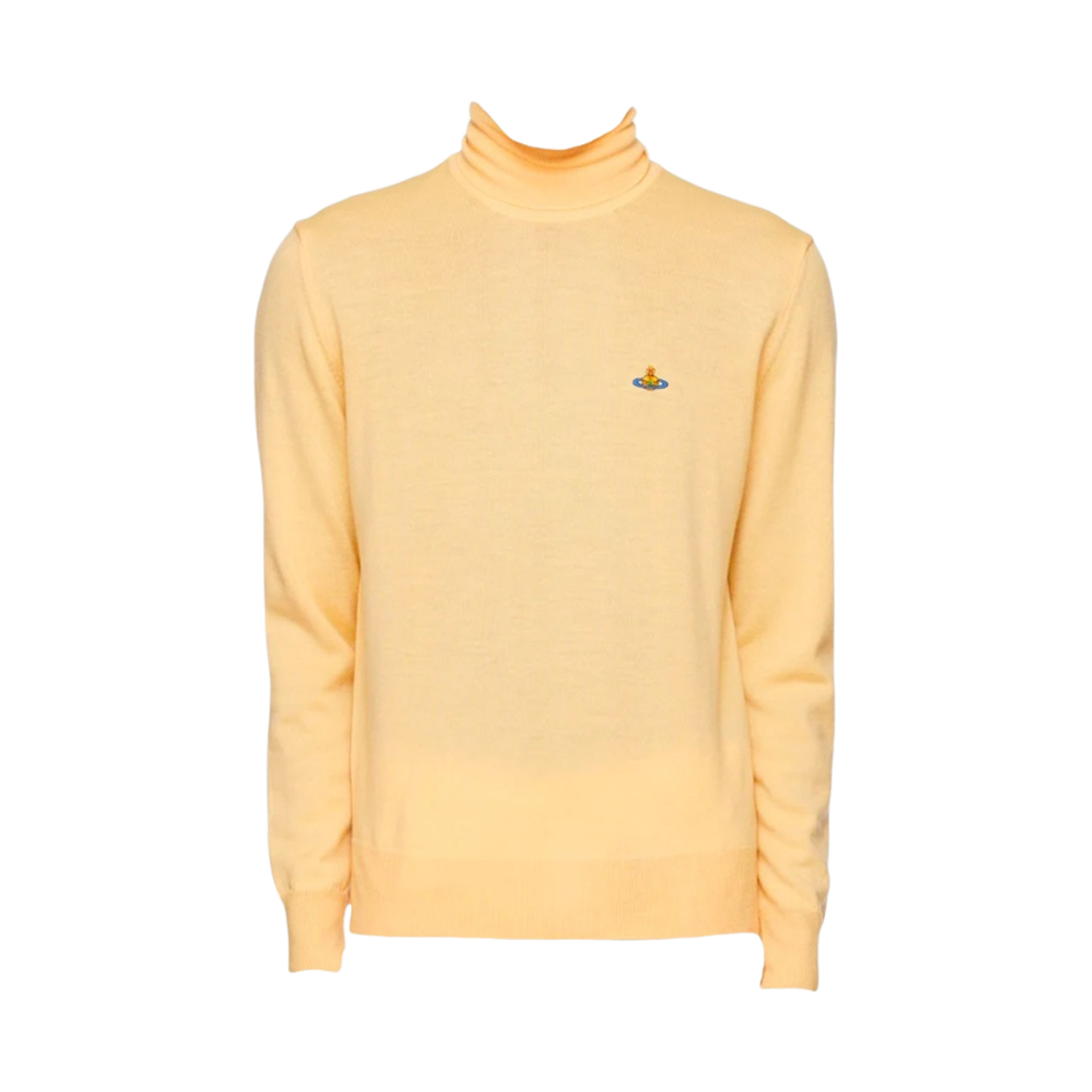 비비안 웨스트우드 오브 터틀넥 니트 페일 옐로우(Vivienne Westwood Orb High Neck Knit Pale Yellow) - 1