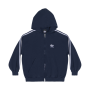Balenciaga x Adidas Zip-Up Hoodie Small Fit Navy Blue