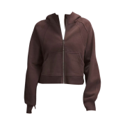 (W) Lululemon Scuba Oversized Full-Zip Hoodie Espresso