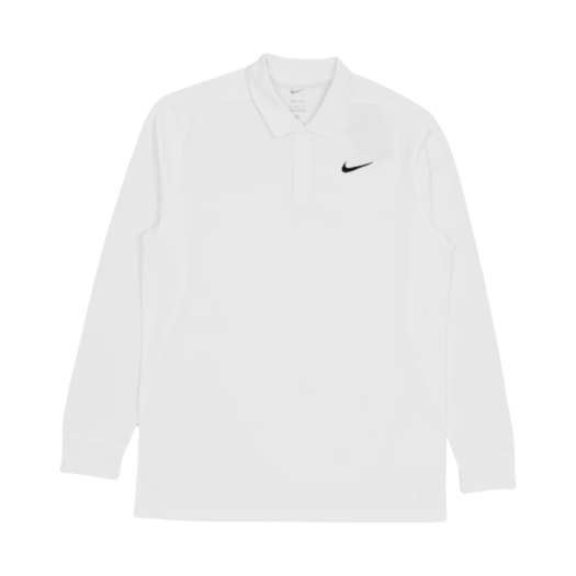 Nike Dri-Fit Victory Long Sleeve Golf Polo White - US/EU
