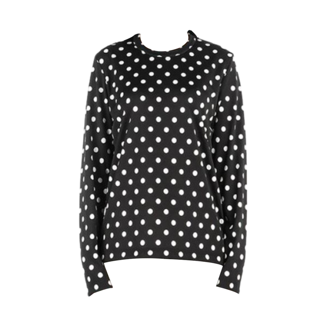 (W) 꼼데가르송 롱슬리브 티셔츠 블랙((W) Comme des Garcons Long Sleeve T-Shirt Black)