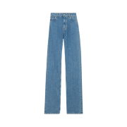 (W) Burberry Straight Fit Jeans Mid Blue