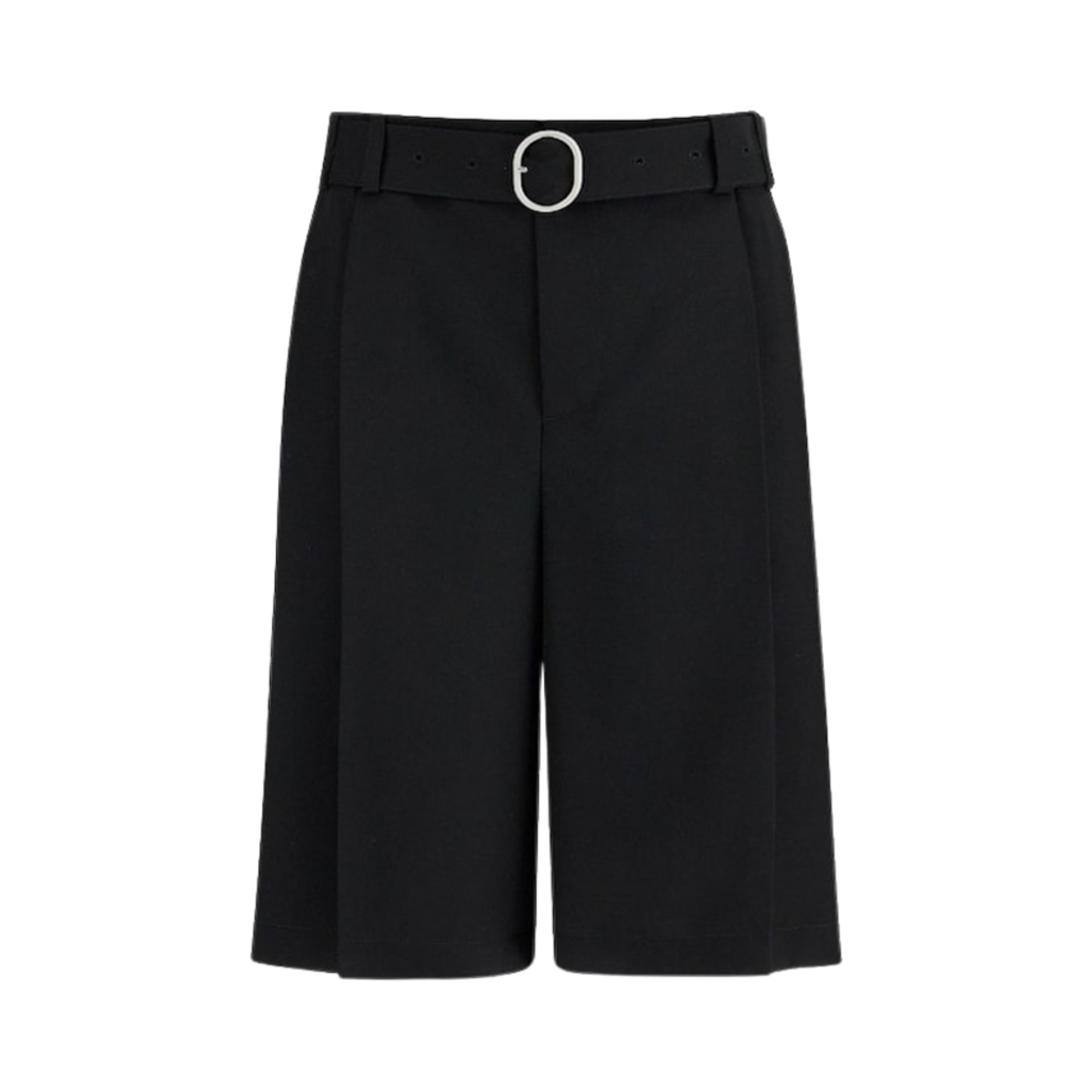J22KA0282-J40002-001 Jil Sander Gabardine Bermuda Shorts Black