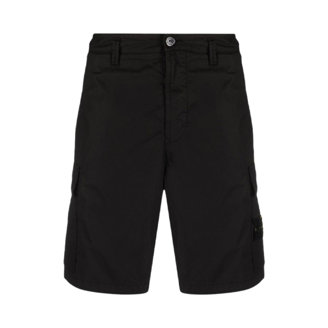 스톤 아일랜드 L100L08 레귤러 핏 버뮤다 쇼츠 블랙 - 25SS(Stone Island L100L08 Regular-Fit Bermuda Shorts Black - 25SS) - 1