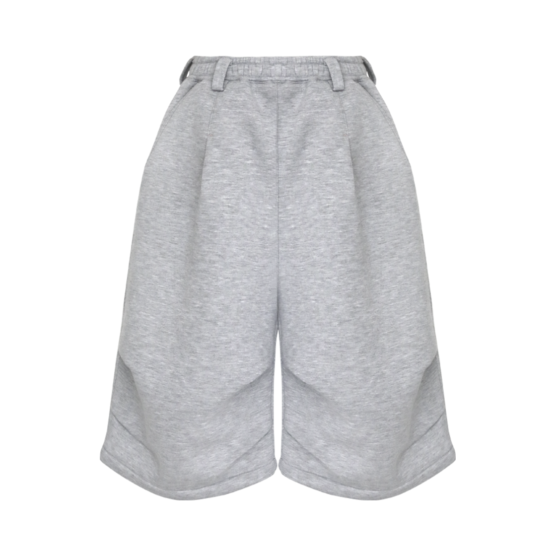 K25SSUB03-MG-01 Kamien Balloon Bermuda Pants Gray