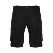 C.P. Company Stretch Sateen Cargo Shorts Black - 23SS