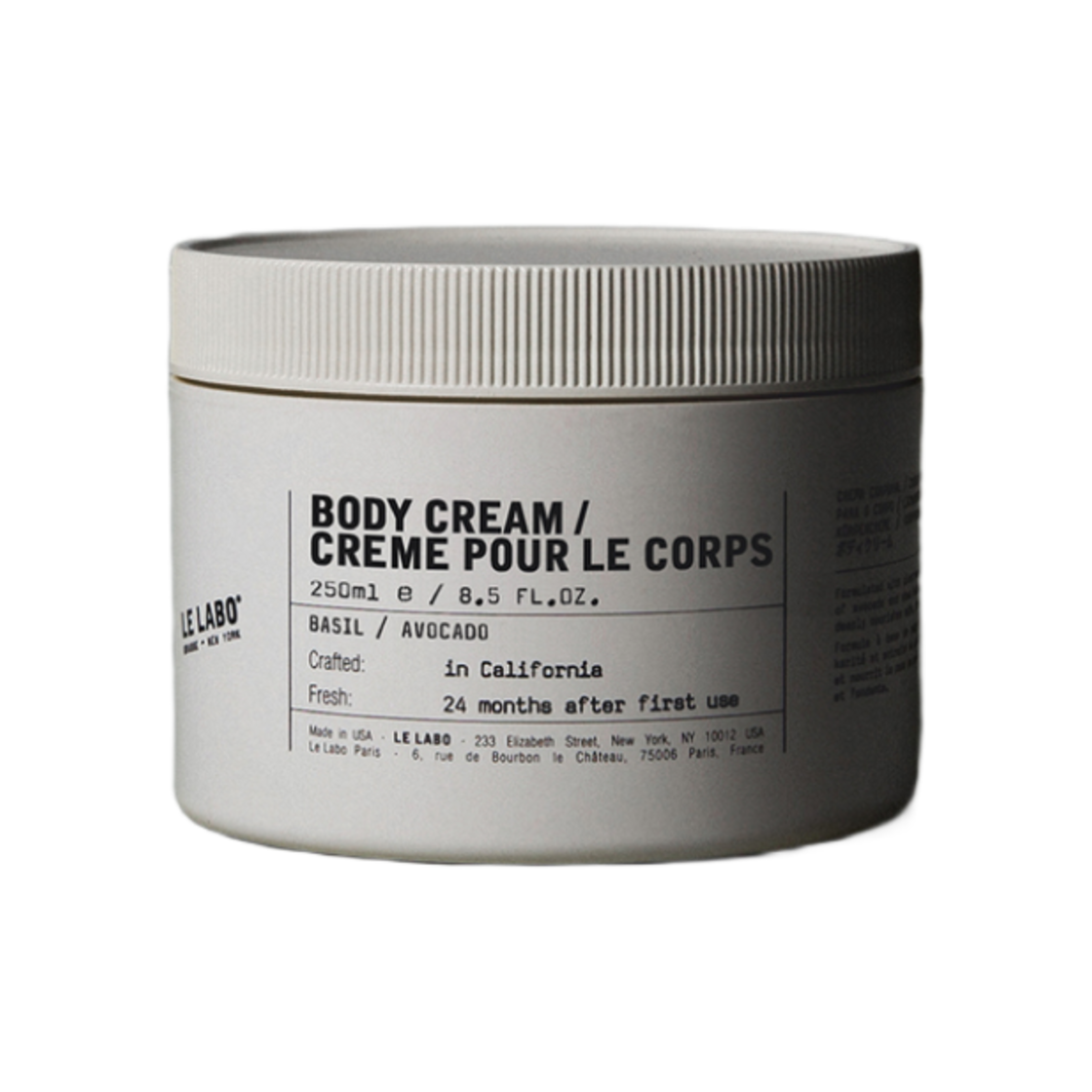 르라보 바디 크림 바질 250ml(Le Labo Body Cream Basil 250ml)