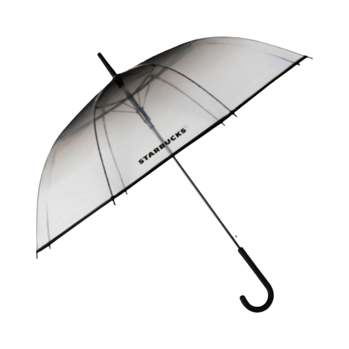 스타벅스 레이니 데이 투명 우산 블랙(Starbucks Rainy Day Transparent Umbrella Black) - 2