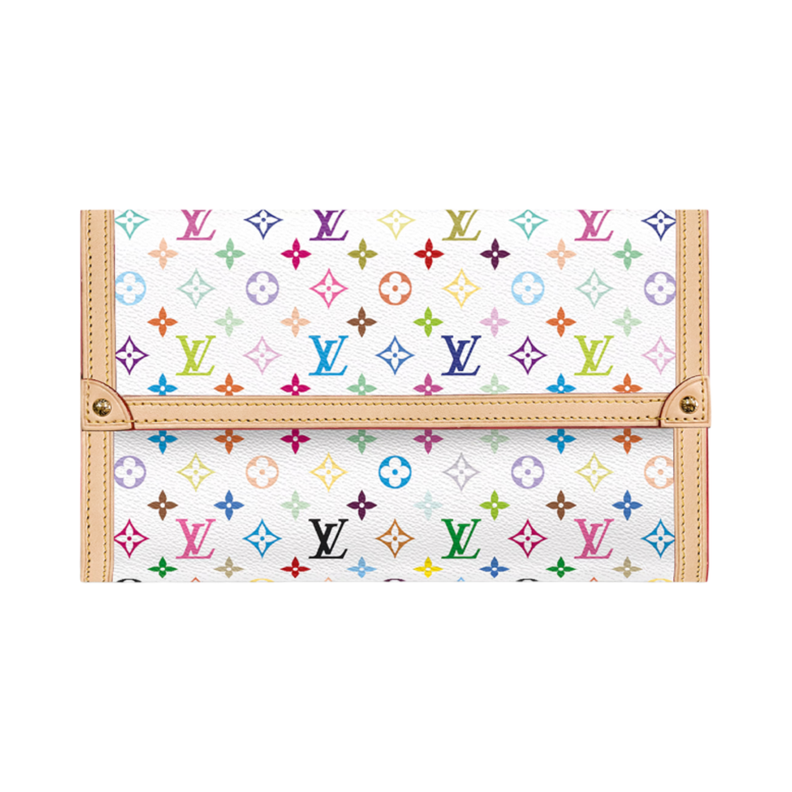 M13397 Louis Vuitton x Murakami Takashi Sarah Wallet Multicolor