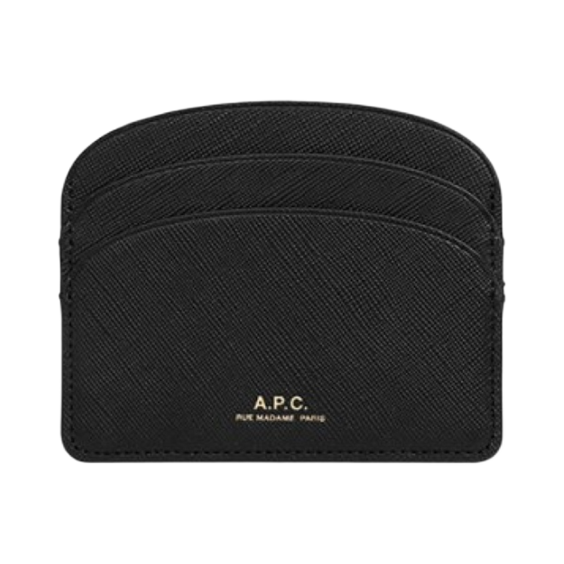 아페쎄 데미룬 카드 홀더 블랙(A.P.C. Demi-Lune Card Holder Black)