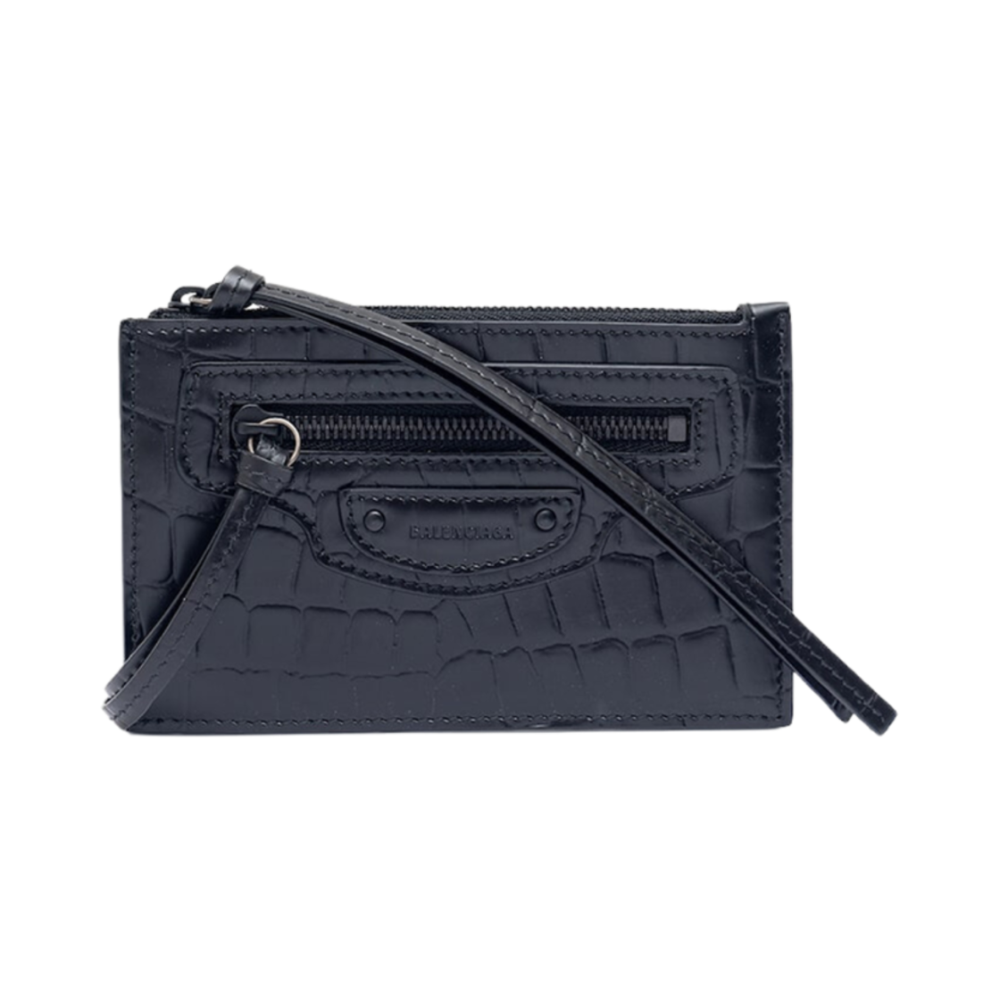 64011015V071000 Balenciaga Neo Classic Card Holder Black