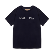(W) Matin Kim Logo T-Shirt Navy
