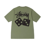 Stussy Dice Pigment Dyed T-Shirt Artichoke 2023
