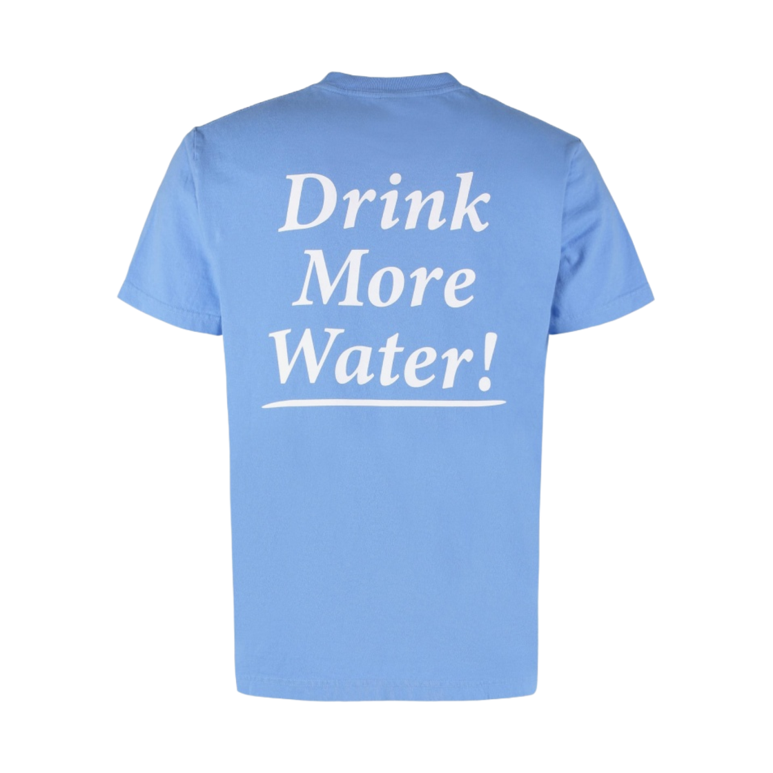 스포티 앤 리치 드링크 모어 워터 티셔츠 페리윙클 블루(Sporty & Rich Drink More Water T-Shirt Periwinkle Blue) - 2