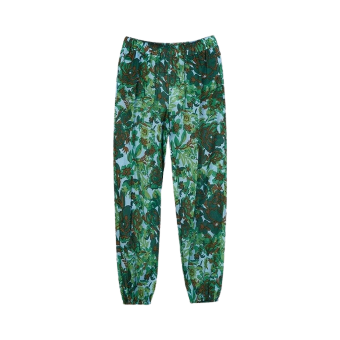 138350-980 (W) Tory Burch Printed Beach Pants Green