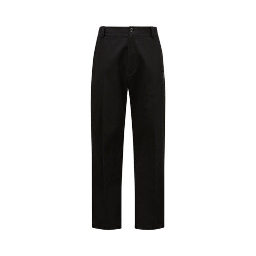 K1-09U-2A00001-M5134-999 Moncler x Fragment Cotton Gabardine Trousers Black - 25SS
