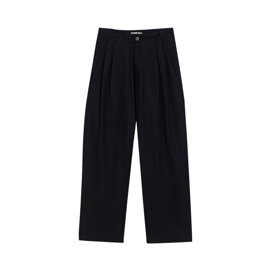 - Hyein Seo Wide Wool Pants Black