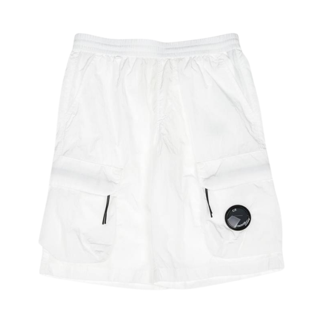 16CUQ000L3C0010135 (Kids) C.P. Company Cargo Shorts White - 24SS