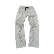 AOP Bar Tack Curve Pants Beige