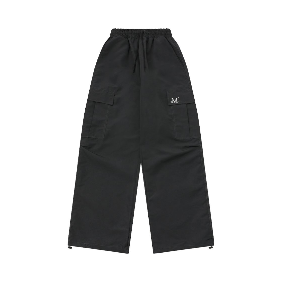 P00000QG_C MUCENT Fulwood String Cargo Pants Charcoal